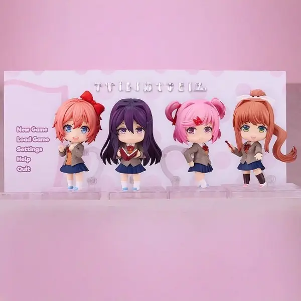 10cm Doki Doki Literature Club Yuri Nendoroid Figure Cute Chibi Collectible PVC Model Toy for Fans room decoration birthday gift