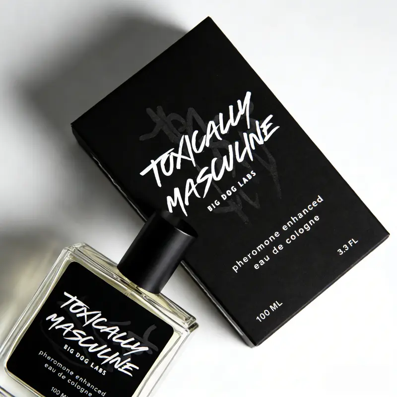 Toxic Masculine Pheromone-Enhanced Eau de Cologne for Men, Long-Lasting Fragrance, 3.3 FL OZ