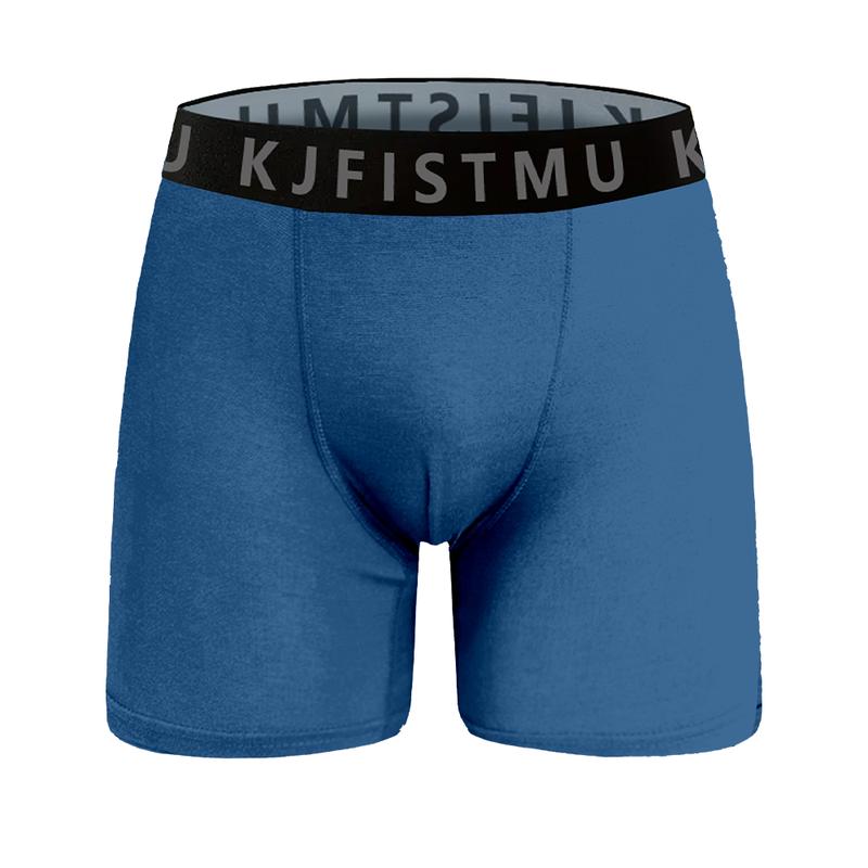 12 pieces/package Men's solid color spliced letter print simple boxer briefs, fabric for men's clothing, moisture-absorbing and sweat-wicking, antibacterial and deodorizing, soft and durable with shape retention, suitable for autumn wear - KJFISTMU