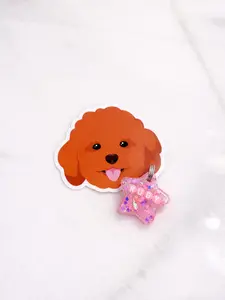 Customizable Handmade Pet Tags - Handmade Shapes Available: Bone, Heart, Fish, Circle, Cat Face, Mushroom, Star - Pick Shape/Theme/Colors to Personalize! Dog ID or Cat ID