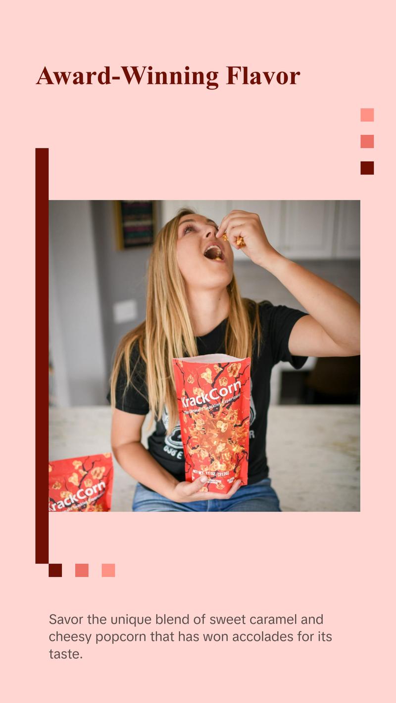 KrackCorn Popcorn 6-Large Bags Mixed with the Original Crunchy Caramel and KrackCorn With Cheese. Non-GMO, Gluten Free, Family Recipe Crunchy Snacks