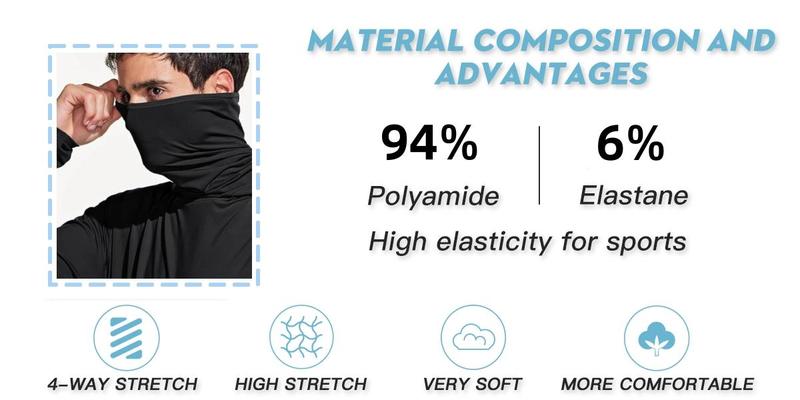 OKP 6-Piece Men's Casual Hoodie Pullovers Blue Black Light Gray Slim Fit Long Sleeve Lightweight UPF Sun Protection Soft Breathable Timeless Classic Versatile Machine Washable Comfort Multi-Occasion Wear Menswear Set  Stylish Tops