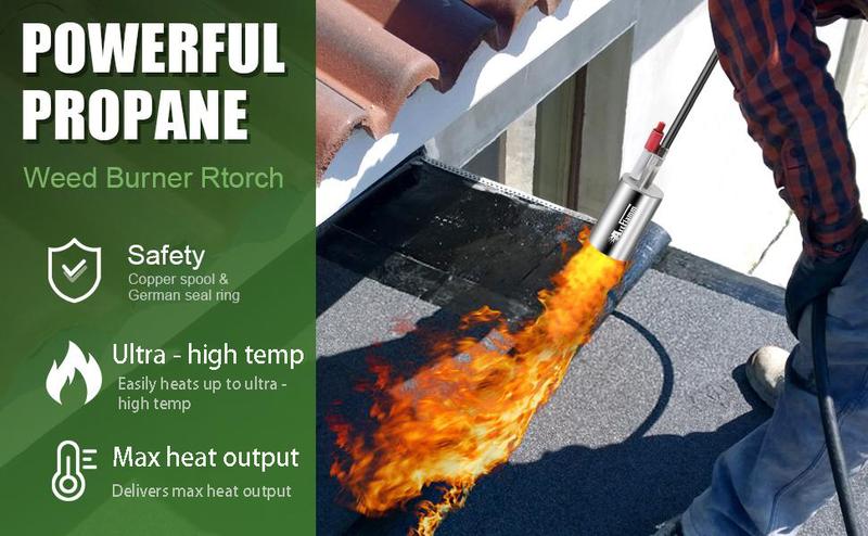 ARTFLAMM Springtok Propane Torch Weed Burner Kit, High BTU Blow Torch with 10FT Hose, Garden Torch with Turbo Trigger for Flame Weeding,Roofing ARTFLAMM Springtok Propane Torch Weed Burner Kit, High BTU Blow Torch with 10FT Hose, Garden Torch with Turbo Trigger for Flame Weeding,Roofing