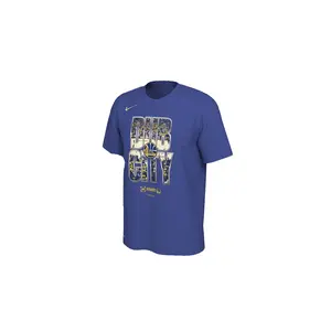 NBA GS WARRIORS DRI-FIT T-SHIRT "Blue- 2019 NBA PLAYOFFS BOUND" 561416 4EW
