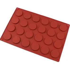 Round Bite-Size Silicone Mold Candy Mini Discs