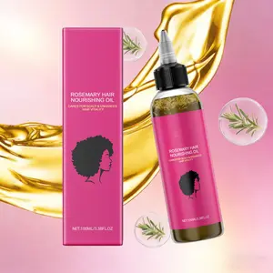 Rosemary Nourishing Hair Oil - Soothes Scalp & Tames Frizz for Silky, Brilliant Shine, Lightweight Daily Treatment for Healthy-Looking Hair