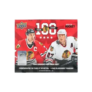 2025-26 Upper Deck Chicago Blackhawks Centennial Hockey Box Set