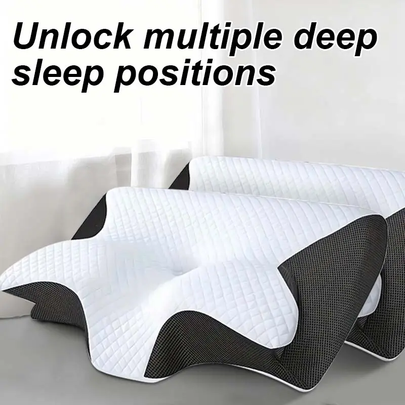 Pillow, Neck Pillow, Cervical Pillow, Memory Foam Pillow, Orthopedic Pillow, Neck Support Pillow, Pillow for Neck Pain, Side Sleeper Pillow, Back Sleeper Pillow, Ergonomic Pillow