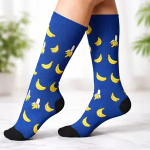 Heated Rivalry Blue Banana Hockey Inspired Socks, Shane Hollander & Ilya Rozanov Merch, Hollanov Fan Gift, Hudson Williams Connor Storrie