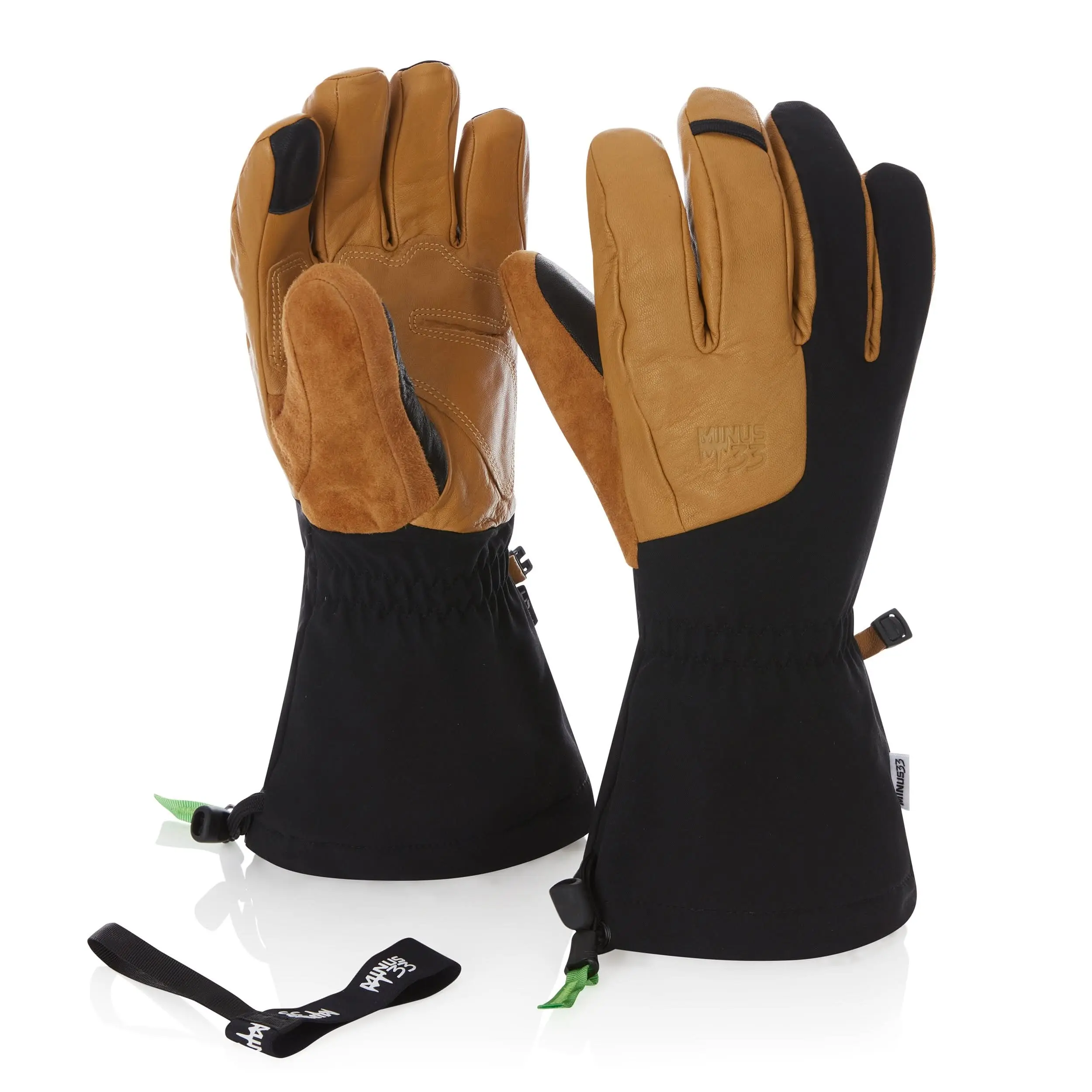 Minus33 - Heavyweight WoolTek Waterproof Ski Gloves with Lavalan Wool Insulation & Durable Design for Winter Snowsports