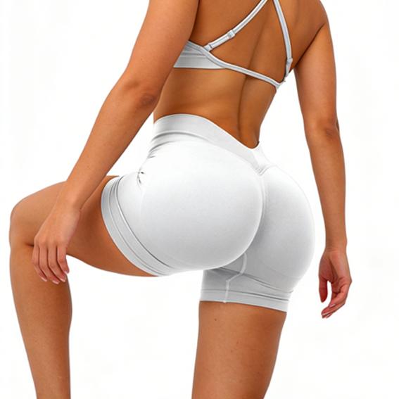 DEEFY LJ V-BACK SCRUNCH SHORTS Fitness Gymwear Yoga Shorts Gym Fitness Sportswear Workout Exercise Yoga Cycling Short