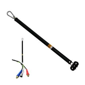 TORQUE 25" Single Tender Spring Kit Assembly Hanger Tracker Holder with Hose Tender Clamp and Plastic Sleeve for Heavy Duty ABS Power Air Line Hose Kit Airline for Semi Truck Trailer Tractor (TR17145)
