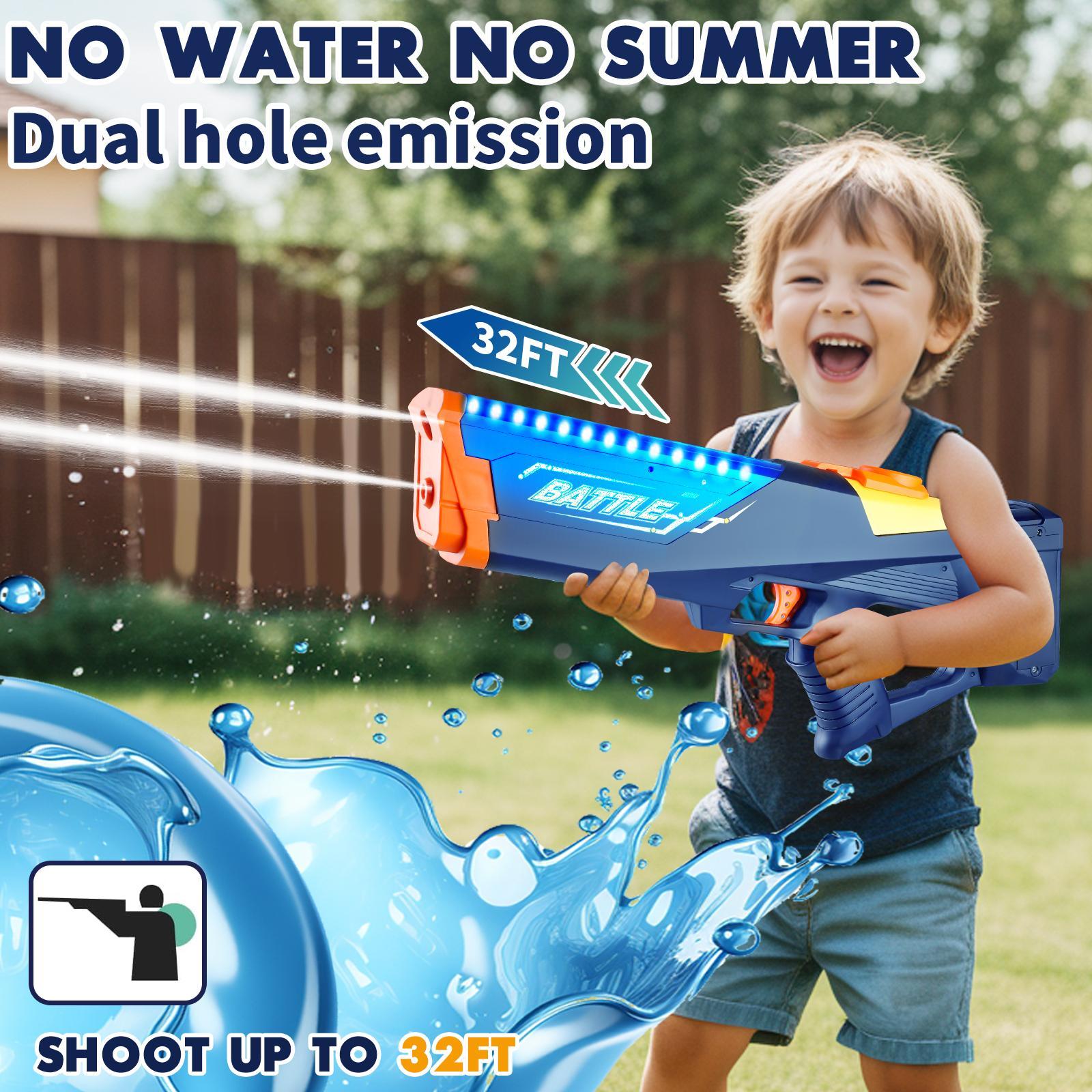 Electric Water Cannon Toy – Automatic Rechargeable Spray Blaster for Kids & Adults, Waterproof Pool Water Sprayer for Summer Fun Electric Water Cannon Toy – Automatic Rechargeable Spray Blaster for Kids & Adults, Waterproof Pool Water Sprayer for Summer Fun