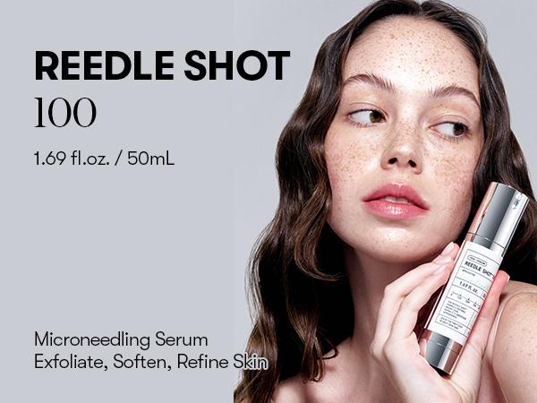 [VT Official] Reedle Shot - OG Liquid Microneedling, Pore & Skin Texture, Skin Booster, Absorption Enhancer, Patented Spicules, Cica Reedles, Exosome, Centella Asiatica, Cica | Microneedling Serum Mild, Strong booster to Intensive Spot Care