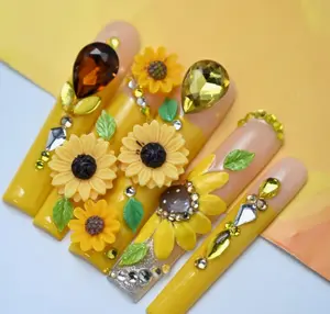 Sunflower Bliss Nails