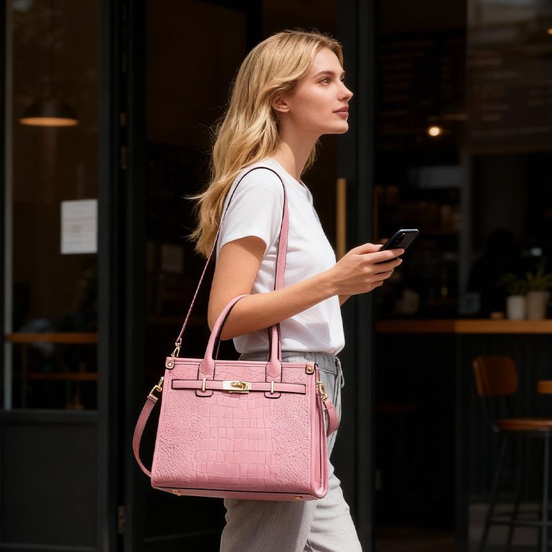 Women's Fashionable Handbag & Crossbody Bag & Wallet, Casual Versatile Large Capacity Shoulder Bag Set, Trendy All-match Bag Set for Daily Use