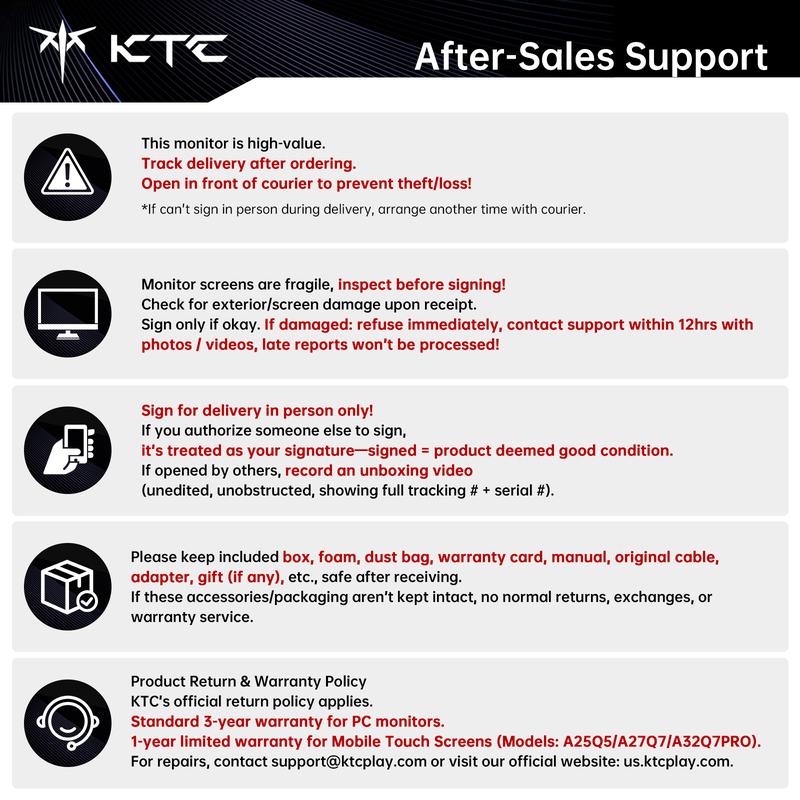 KTC 27" 2K Native 300Hz HDR400 Fast IPS White Gaming Monitor, QHD 2560*1440 Supports OC 320Hz, GTG of 1ms, 144% sRGB High Brightness 450cd/㎡, Low Blue Light, Flicker-Free, Original Rotatable Stand, VESA Wall Mount Compatible, H27E6