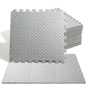 Eva Puzzle Exercise Mats, 20"x20" x 1/2” Thick Foam Interlocking Tiles for Gyms, Flooring, Workout, Gym Equipments, Pack of 24