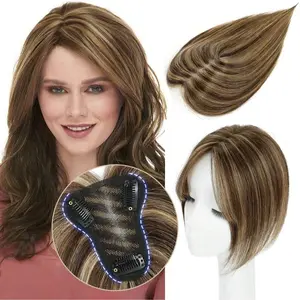 10inch Hair Toppers for Women Real Human Hair Toppers Hair Pieces for Women with Thinning Hair Human Hair Toppers 10 Inch Hair Topper for Thinning Hair Human Hair Top Hairpieces human hair