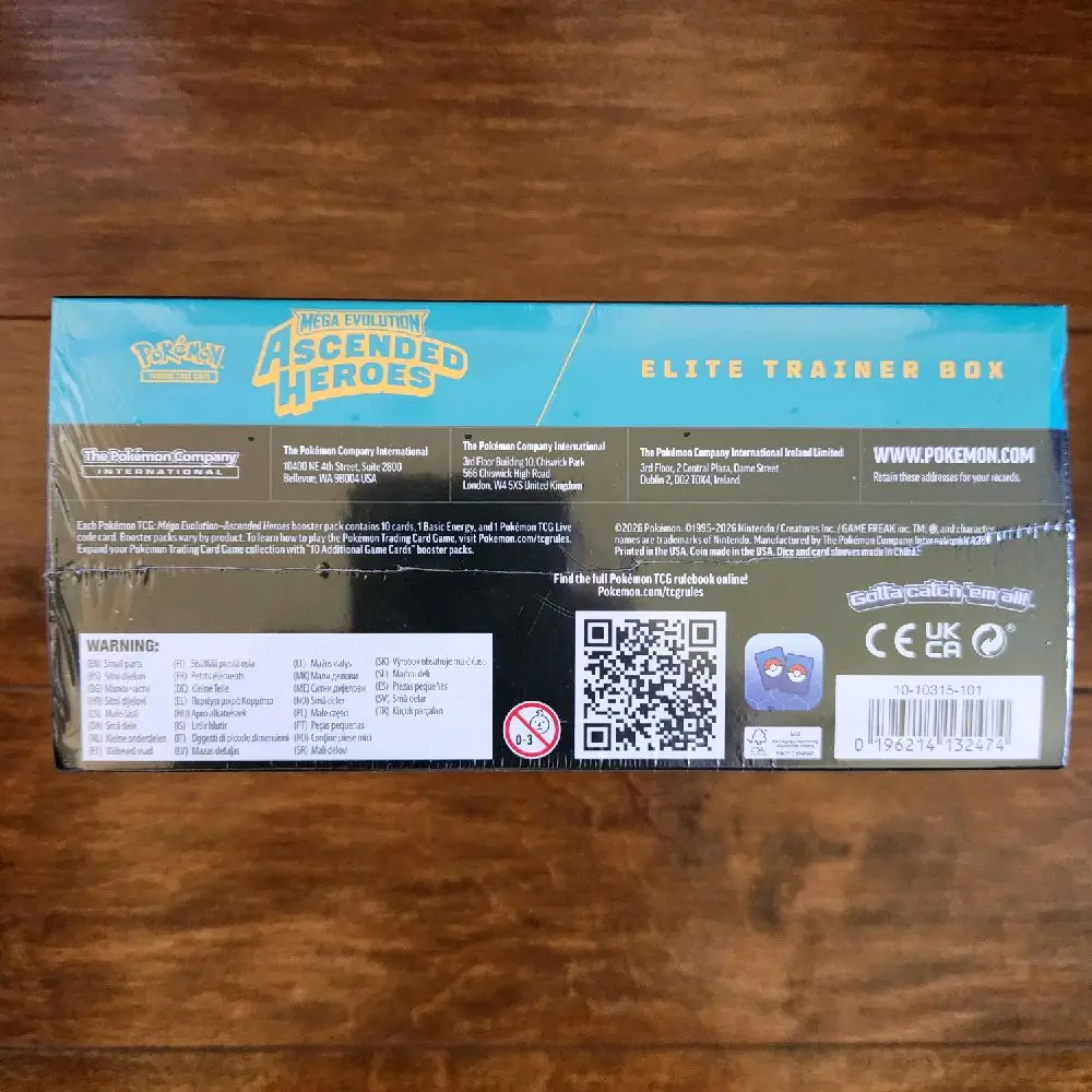 Pokemon Ascended Heroes ETB Elite Trainer Box - ME: Ascended Heroes (ASC) -  TikTok Shop