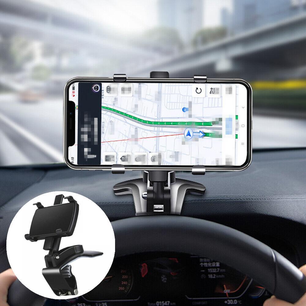 Universal Car Phone Holder Mount, 360 Degrees Rotation Dashboard Phone Holder, Car Phone Mount for iPhone Samsung Google Nokia 4 to 7" Smartphones