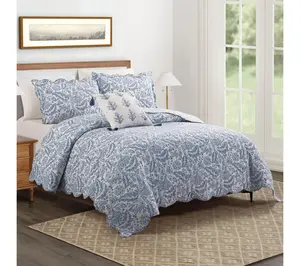 Spartina 449 Peeples Song 3-PC King Quilt Set