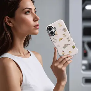 Cute Plush Bunny Aesthetic Case
