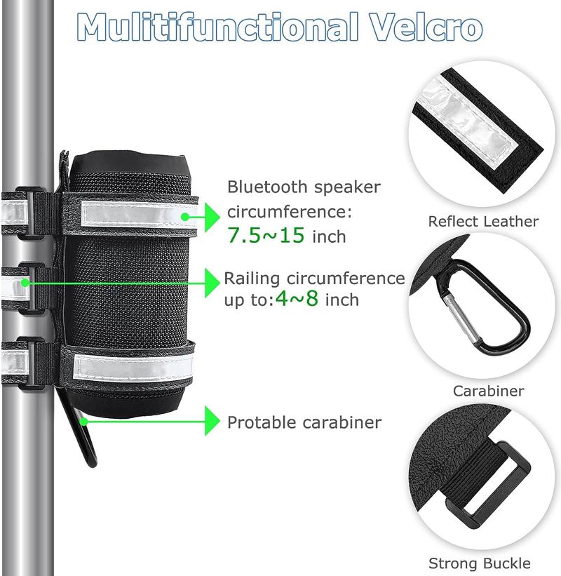 【EDUPLINK】Waterproof Portable Speaker Powerful 40W, Get Speaker Houlder for FREE Audio Smartphone