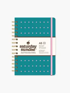Blue Raspberry A5 Mini Sprinkles Spiral Notebook