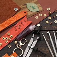 Harxvto Leather Crafting Kit Leather Working Tools and Supplies Stamping, Handmade Leather Craft  Classic Style Handmade Gift Bring to Your Love for Diy Craft Beginner