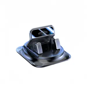 Instrument panel navigation bracket, 360 degree rotating car phone holder, universal self-adhesive anti slip car phone holder, car mount， with a three in one charging cable