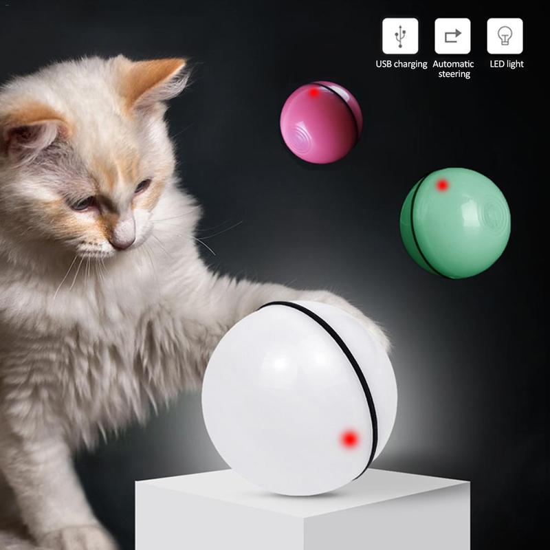 LED Laser Electronic Rolling Pet Funny Cat Toy Ball LED Laser Electronic Rolling Pet Funny Cat Toy Ball