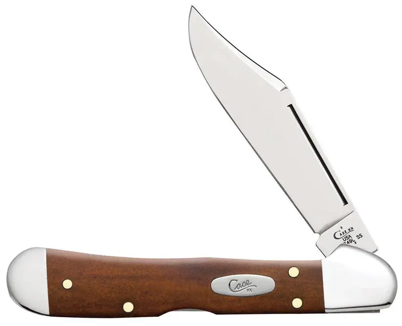 Case Smooth Chestnut Bone Mini CopperLock Case Smooth Chestnut Bone Mini CopperLock