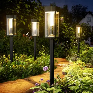 Elegant Solar Pathway Lights Modern Luxury | Auto On/Off & Waterproof | For Garden, Yard & Driveway,solar outdoor lights,Solar Floor Lamps Outdoor Lights,Decorative,Rechargeable,solar lights,solar lights outdoor,solar street light