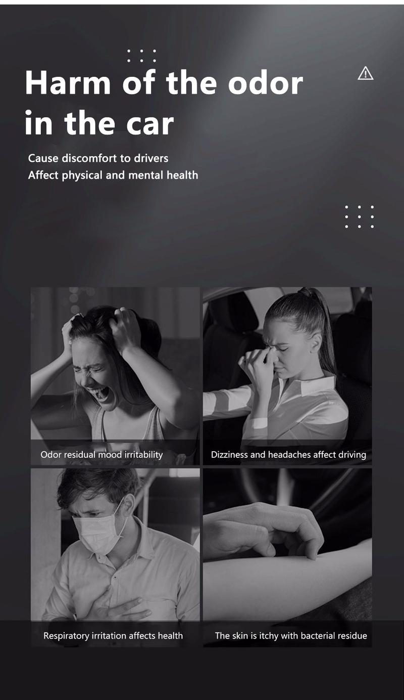 Gofushion Car Air Fresheners M82 Diffuser 3/6/8 Pack 10ml Natural French Perfume Long Lasting 60 Days Portable Waterless Aromatherapy Diffuser with Three Adjustable Modes