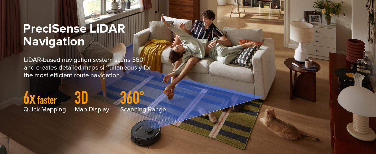 Roborock Qrevo Series Robot Vacuum and Mop (QV 35A), 8000Pa Suction, Anti-Tangle Brushes, Smart Obstacle Avoidance, Auto Mop Washing, All-in-One Dock, 200RPM Spinning Mops #GiftedInLove