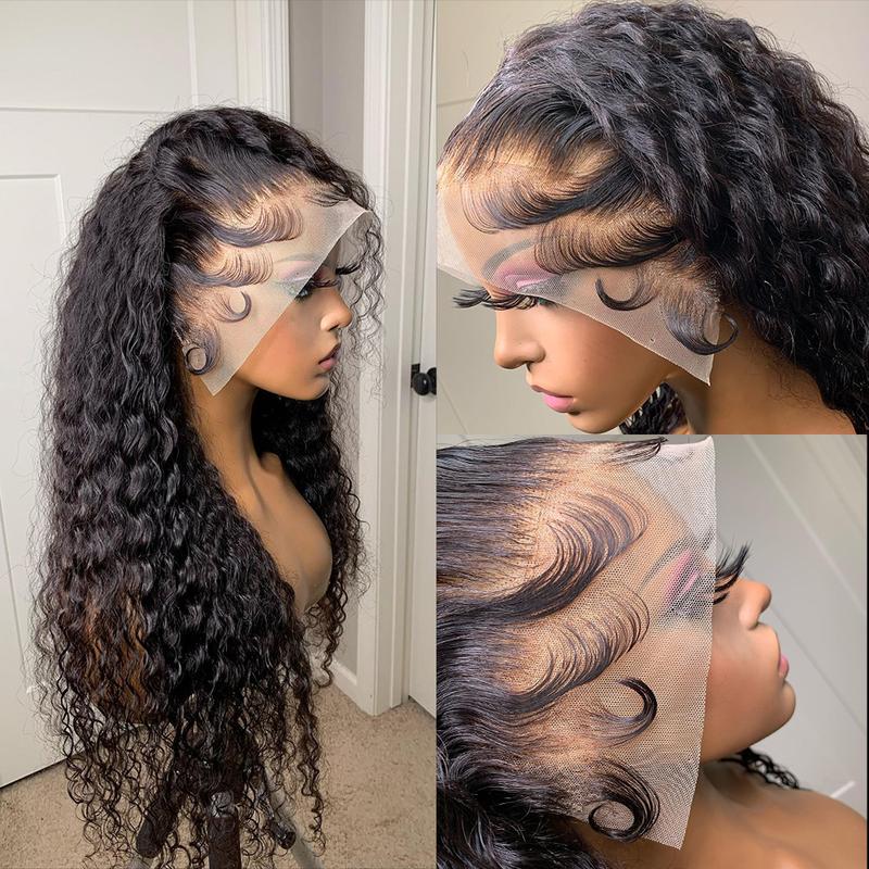 Bling Hair Water Wave Lace Front Wig Hd Lace Frontal Brazilian Wigs For Women Human Hair 13x4 Deep Wave Lace Frontal Wig Lace Closure Wig TikTokShopBlackFriday