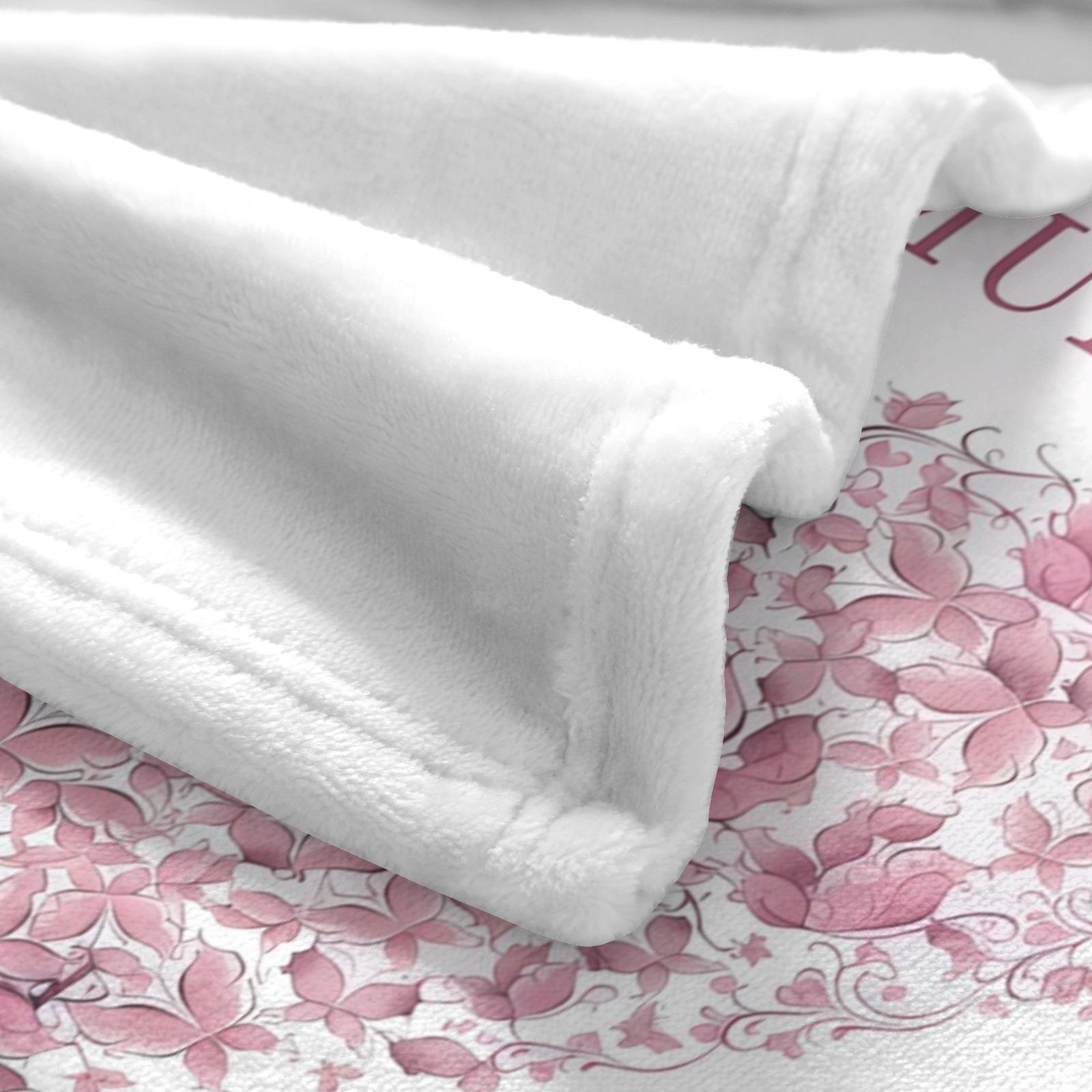 La Mejor Mamá Del Mundo Flannel Blanket Soft Cozy Spanish Language Gift Throw with Heartfelt Love Messages Pink Butterfly Tree Design Perfect for Gifting to Your Mom