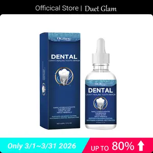 Fluoride-Free Hydroxyapatite Tooth Repair Drops – Helps Restore Enamel, Reduce Tooth Sensitivity, Remove Yellow Stains, Whiten Teeth & Freshen Breath