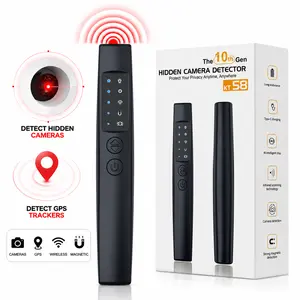 KT58 Hidden Camera Detectors, GPS Tracker Detector and RF Signal Scanner, For Office, Travel, Hotel, Car hidden camera GPS detector, Hidden Cam, Find Out Hidden GPS Trackers
