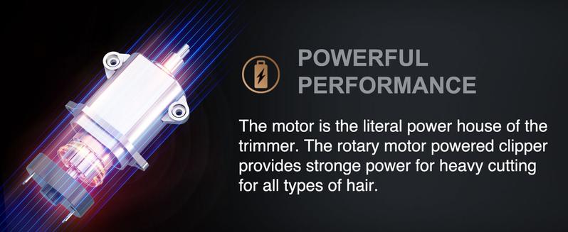 Body Trimmer, Versatile Hair Clipper with Adjustable Guide Comb and Ceramic Blade Heads, Waterproof Groin Hair Trimmer for Optimal  Hygiene, Rechargeable Electric Razor in Sleek Black Design