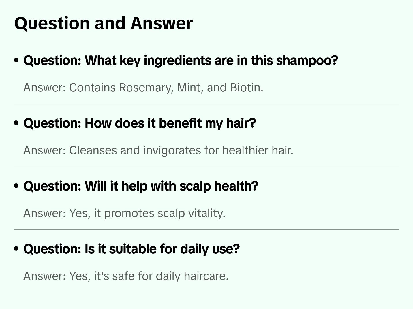 Luseta Rosemary Mint Complex Shampoo