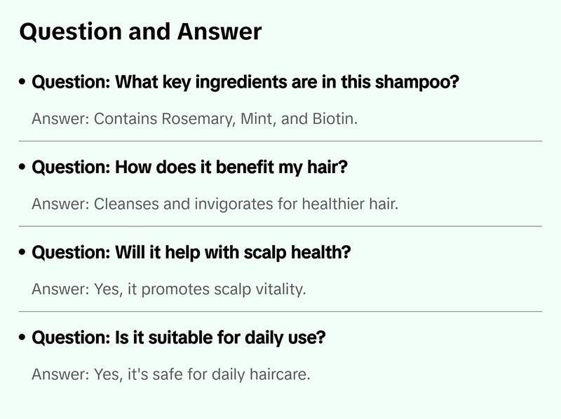 Luseta Rosemary Mint Complex Shampoo