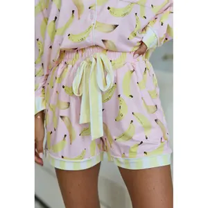 Cozy Crush Pajama Shorts - Banana Bliss SALE