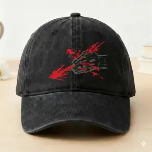 Choso JJK Printed Wash Hat, Anime Character Baseball Cap, Japanese Manga Gift for Fans