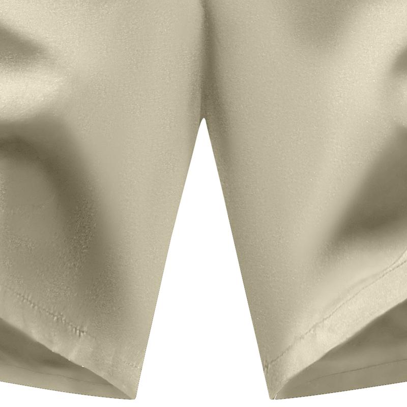 Men's summer sports shorts, breathable quick-dry fabric, drawstring waistband with zipper pockets, lightweight and comfortable, suitable for running, hiking, and everyday outdoor activities