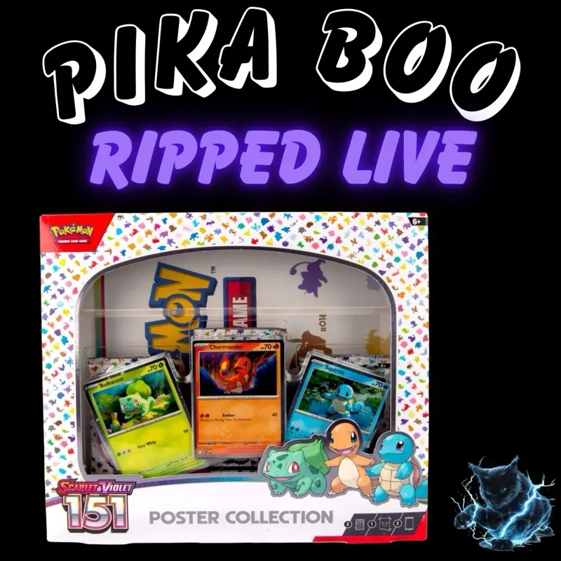 Pokemon 151 Poster Collect + 3 Pack Blister - Ripped Live