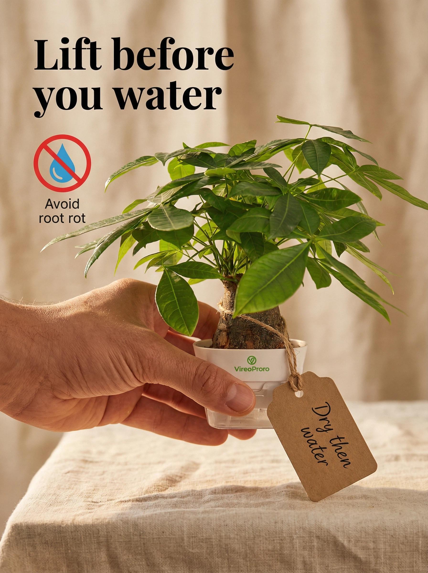 Money Tree Live Plant (Pachira Aquatica) – Lucky Feng Shui Indoor Plant, Easy Care Low Light Houseplant, Beginner Friendly Potted Plant for Home, Office & Gift