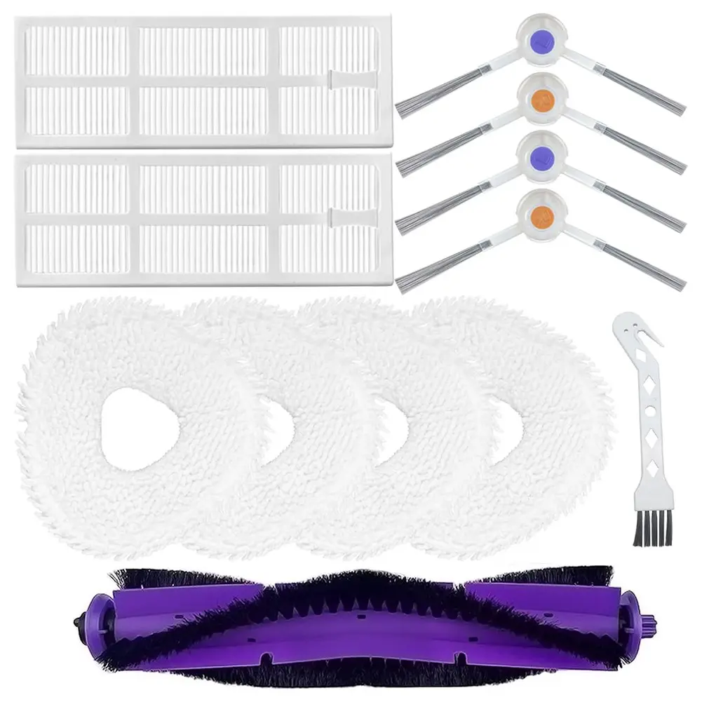 Robot Vacuum Cleaner Accessory Set — Main Brush & Wipes for Narwhal/Freo