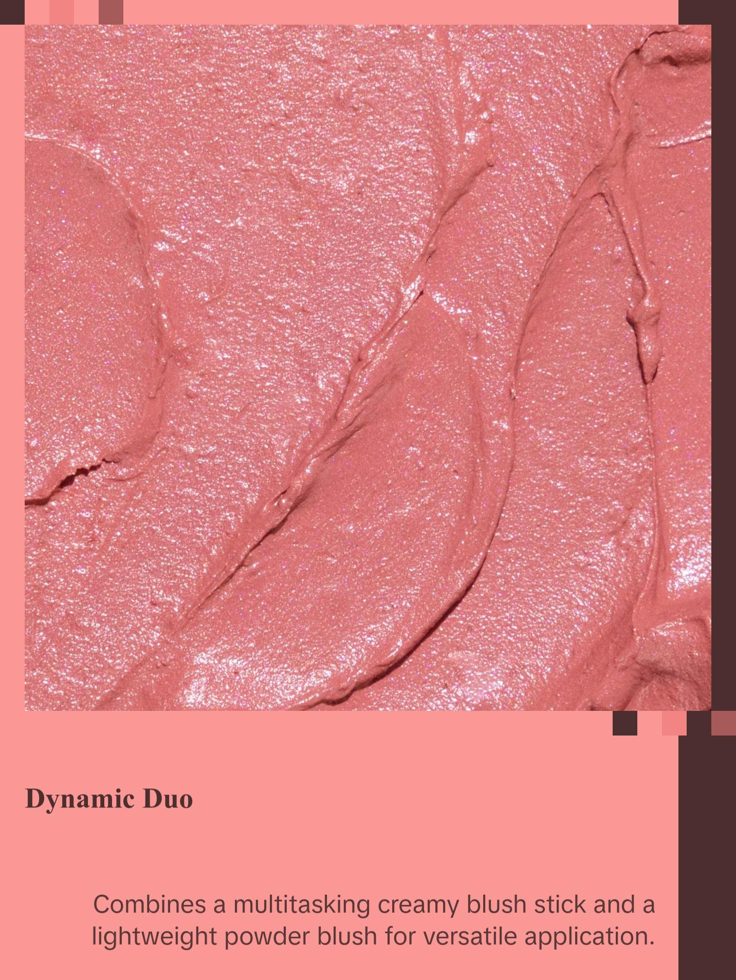 Pop the Rosé Cream + Powder Blush Duo